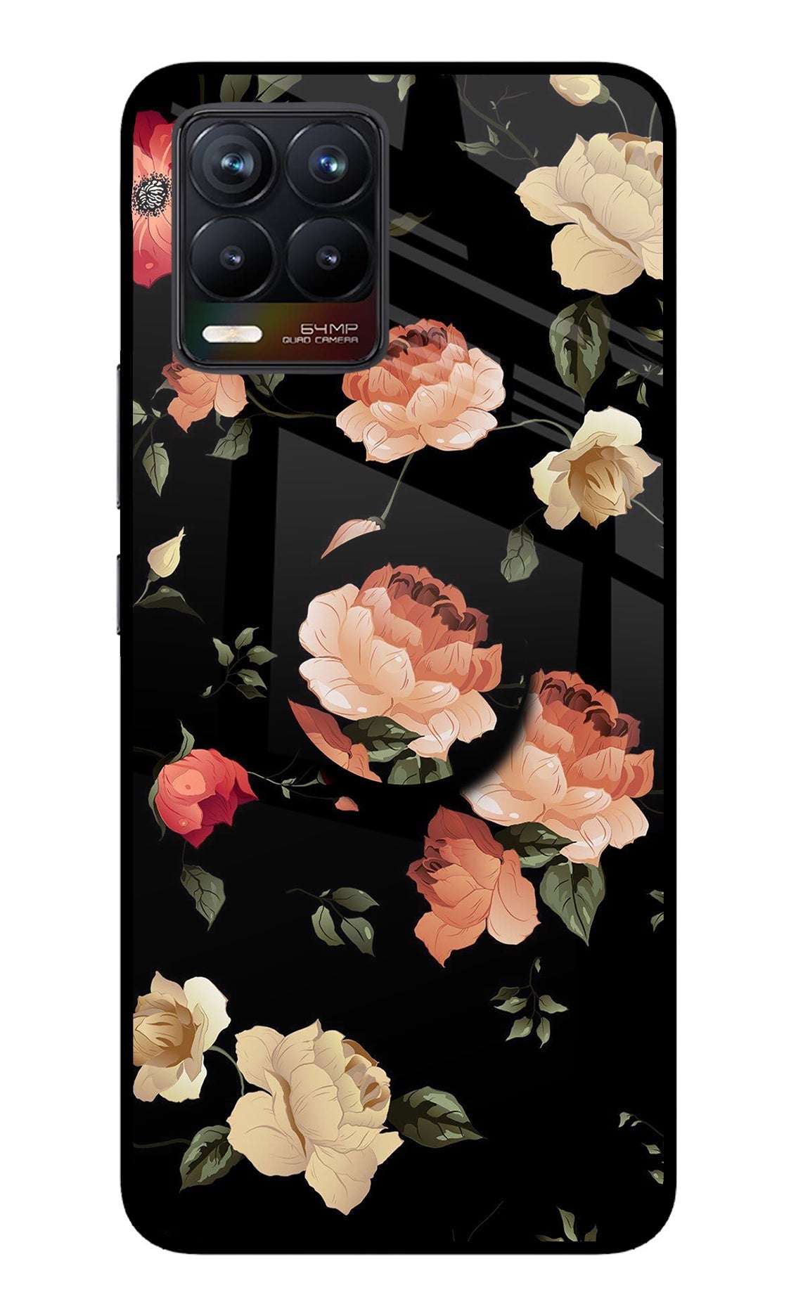 Flowers Realme 8/8 Pro (not 5G) Glass Case