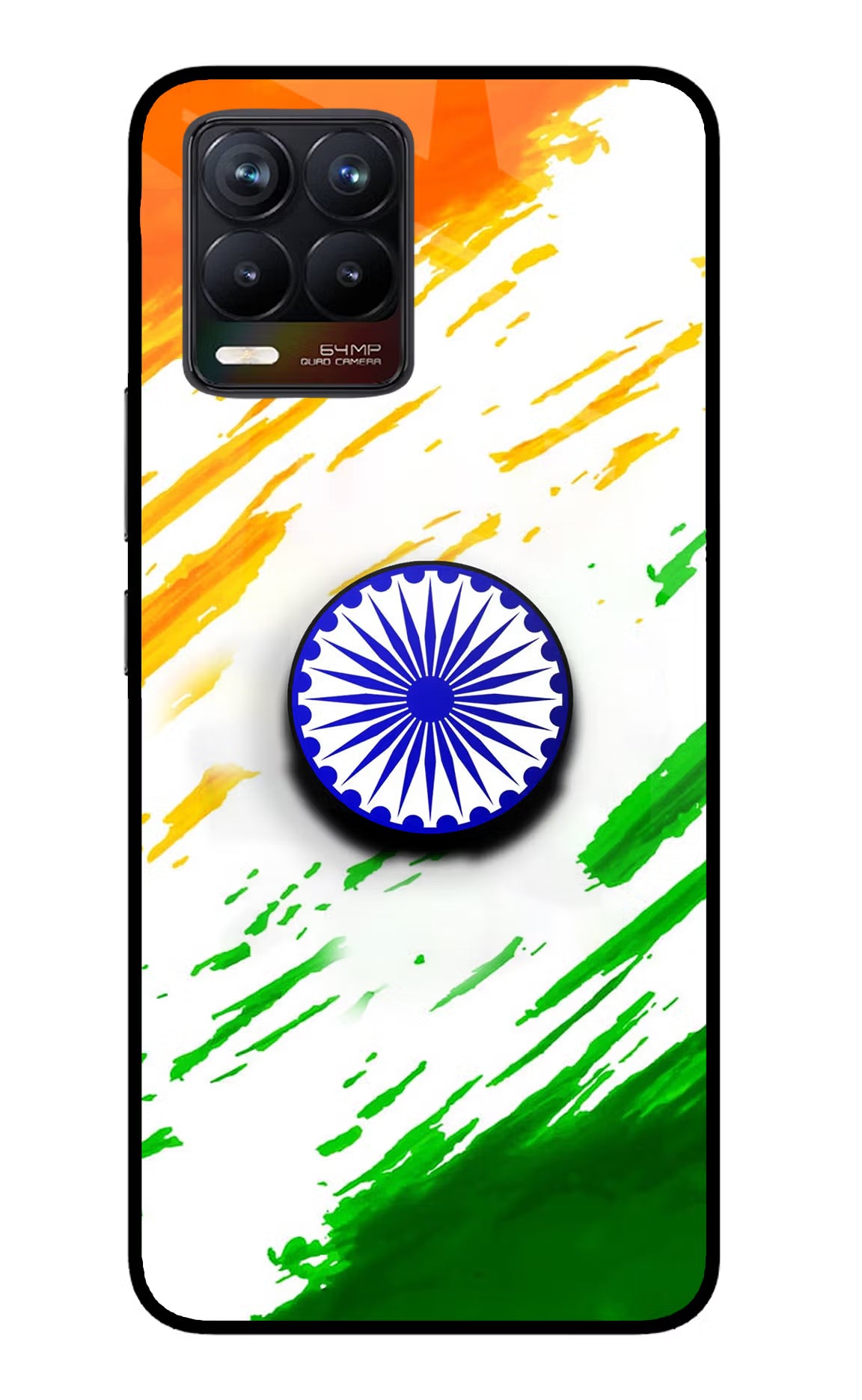 Indian Flag Ashoka Chakra Realme 8/8 Pro (not 5G) Pop Case by Casekaro
