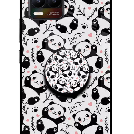 Cute Panda Realme 8/8 Pro (not 5G) Pop Case by Casekaro