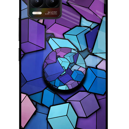 Cubic Abstract Realme 8/8 Pro (not 5G) Pop Case by Casekaro