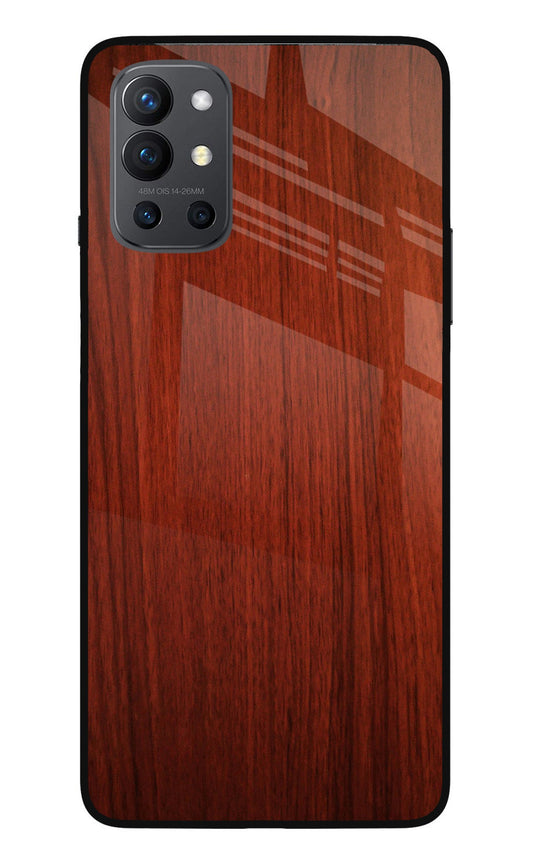 Wooden Plain Pattern Oneplus 9R Glass Case