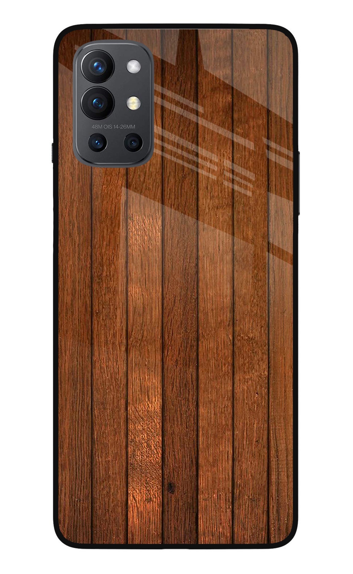 Wooden Artwork Bands Oneplus 9R Back Cover