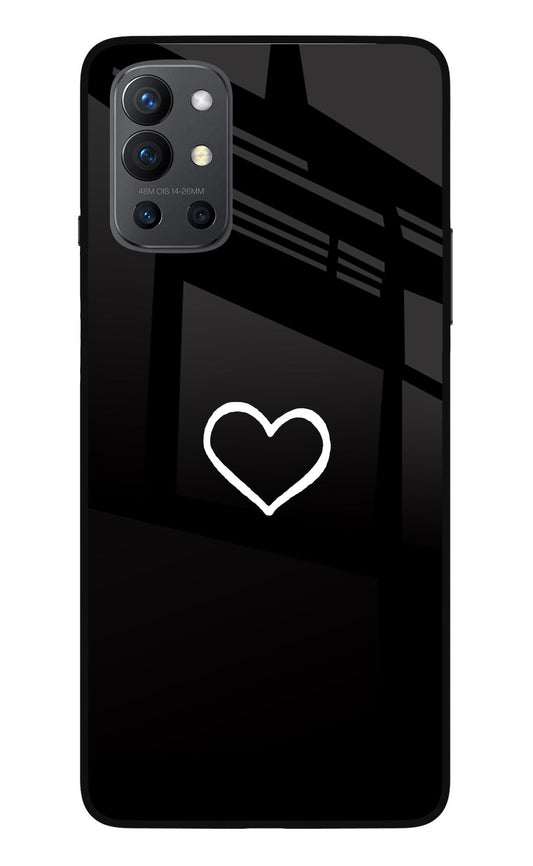 Heart Oneplus 9R Glass Case