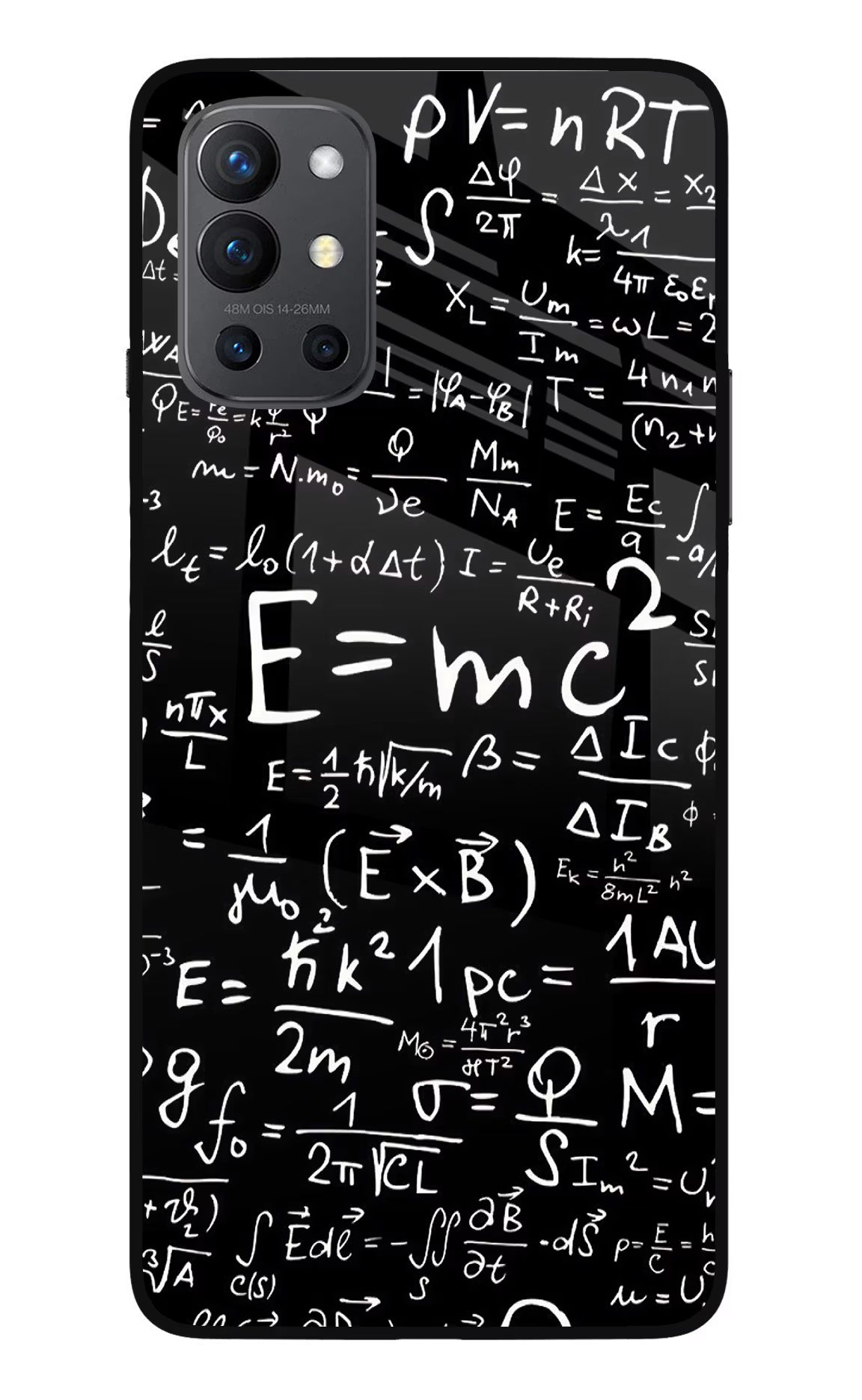 Physics Formula Oneplus 9R Glass Case