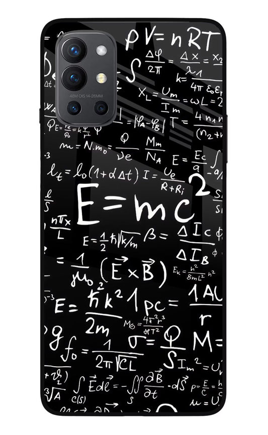 Physics Formula Oneplus 9R Glass Case