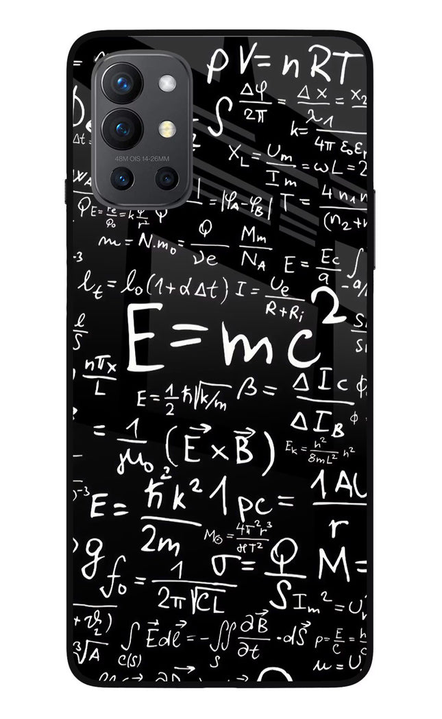 Physics Formula Oneplus 9R Glass Case
