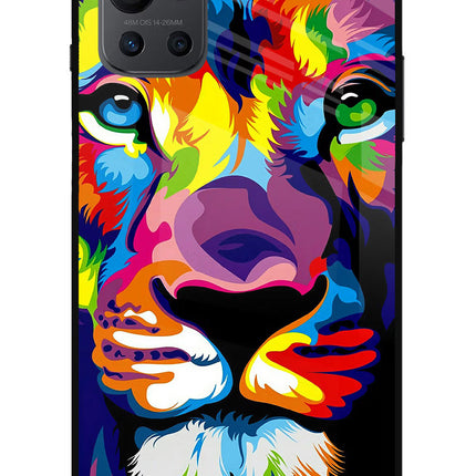 Lion Oneplus 9R Glass Case