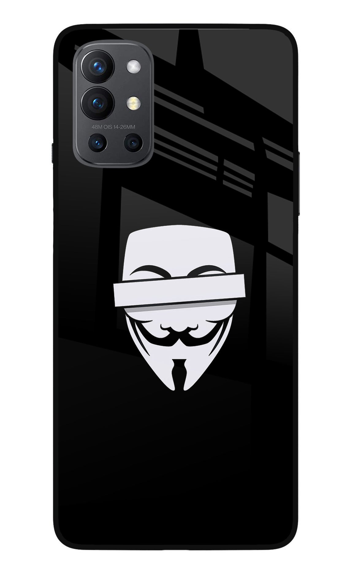 Anonymous Face Oneplus 9R Back Cover