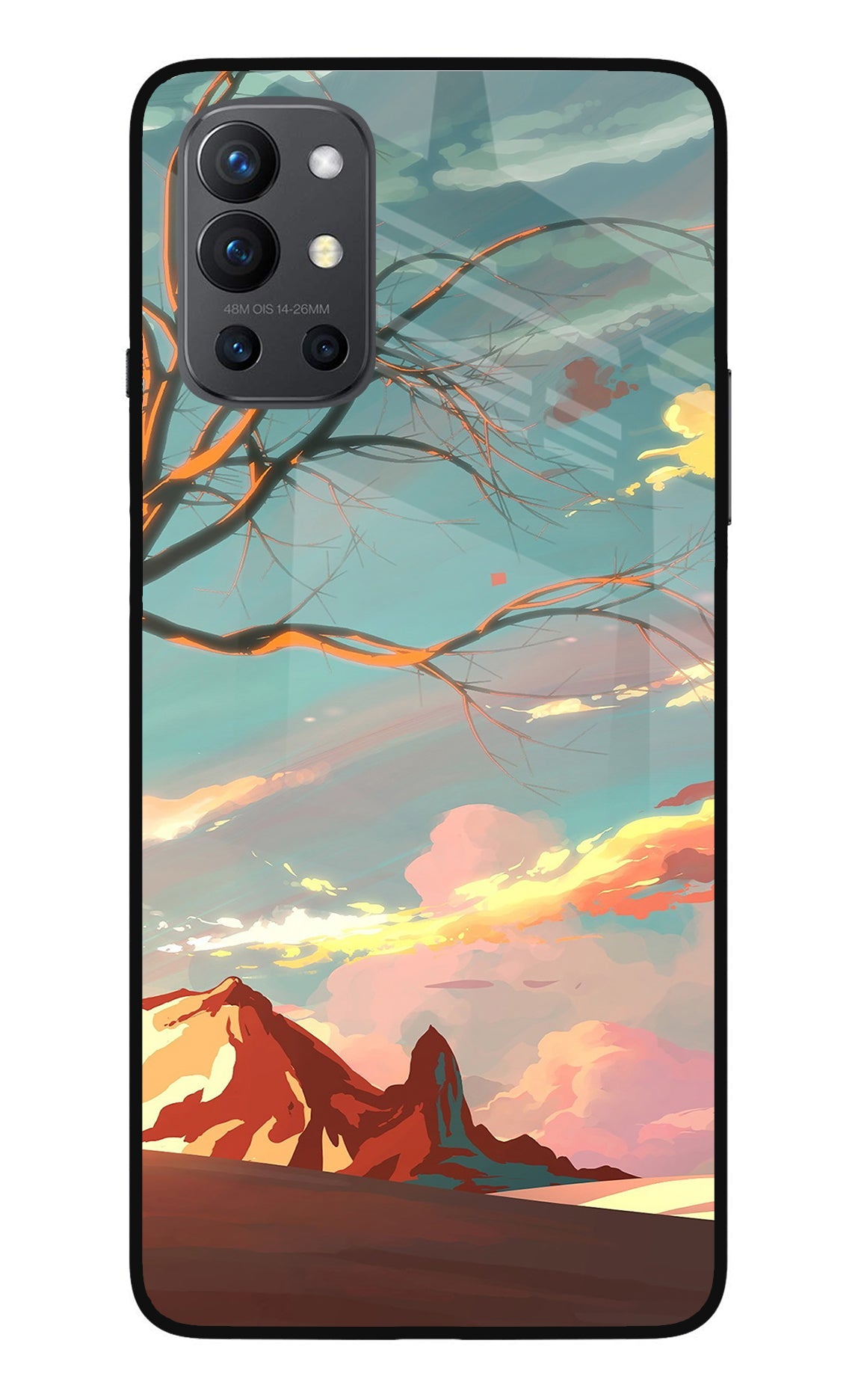 Scenery Oneplus 9R Glass Case