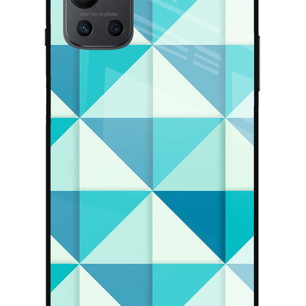 Abstract Oneplus 9R Glass Case