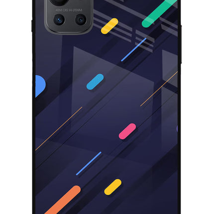Abstract Design Oneplus 9R Glass Case