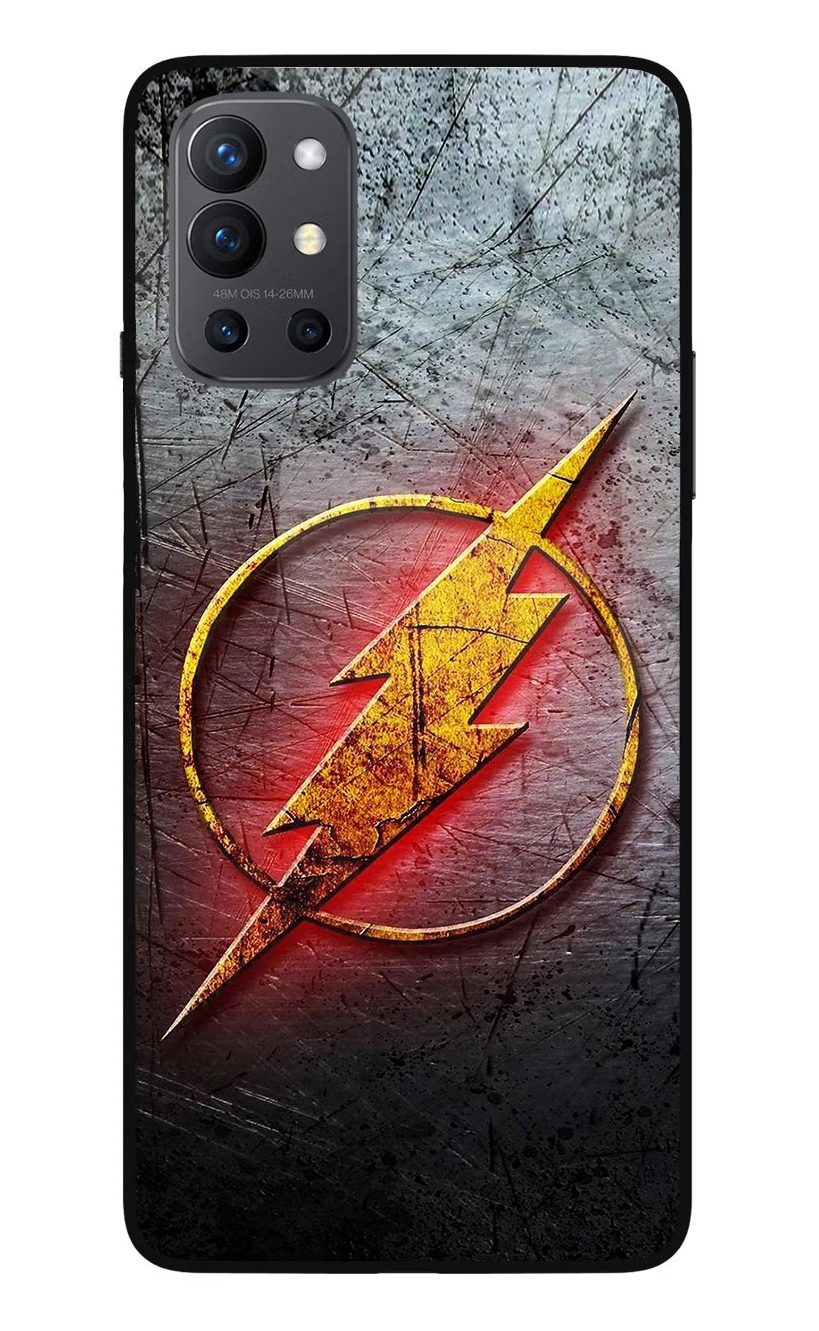 Flash Oneplus 9R Glass Case Back Cover by Casekaro