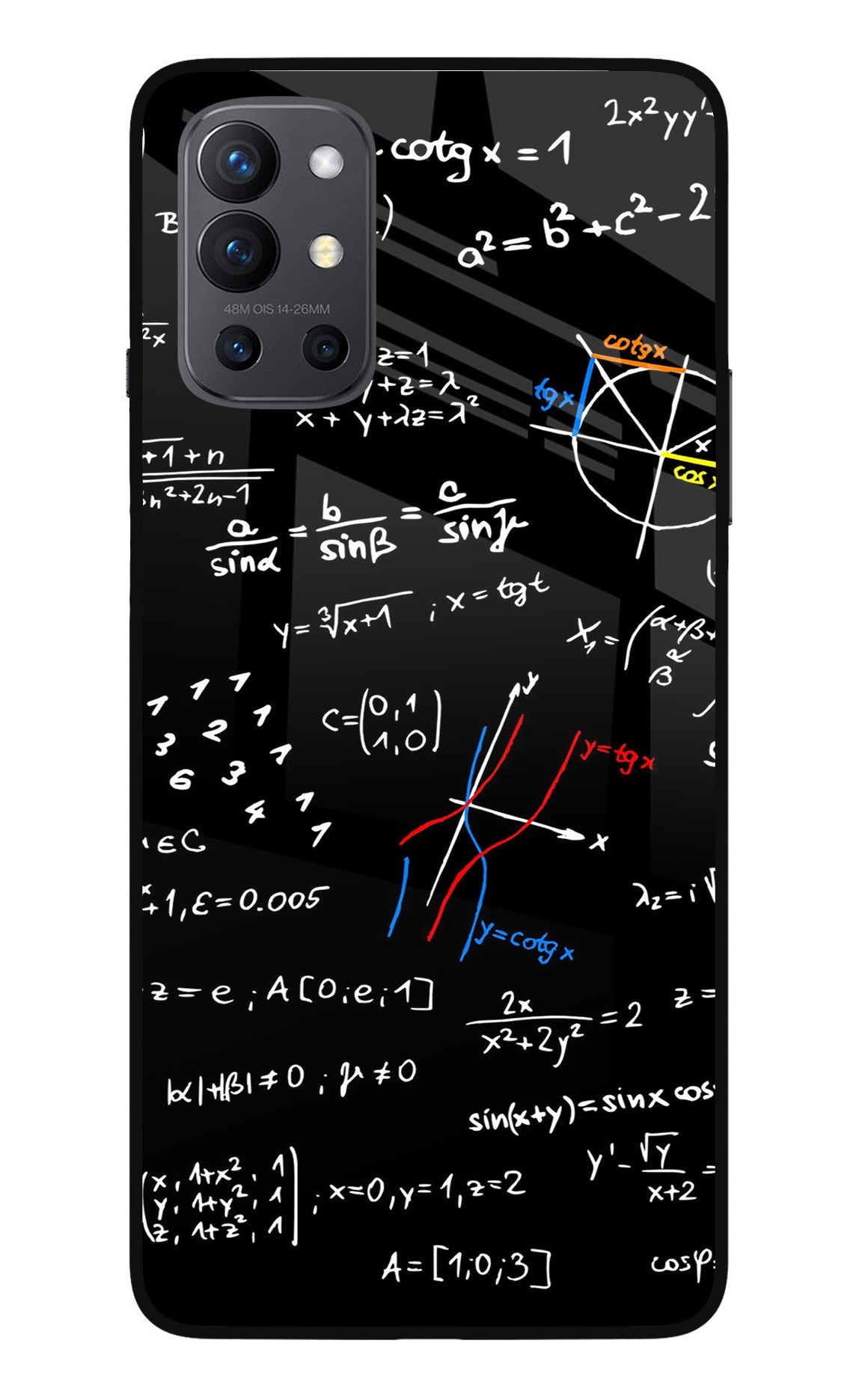 Mathematics Formula Oneplus 9R Glass Case