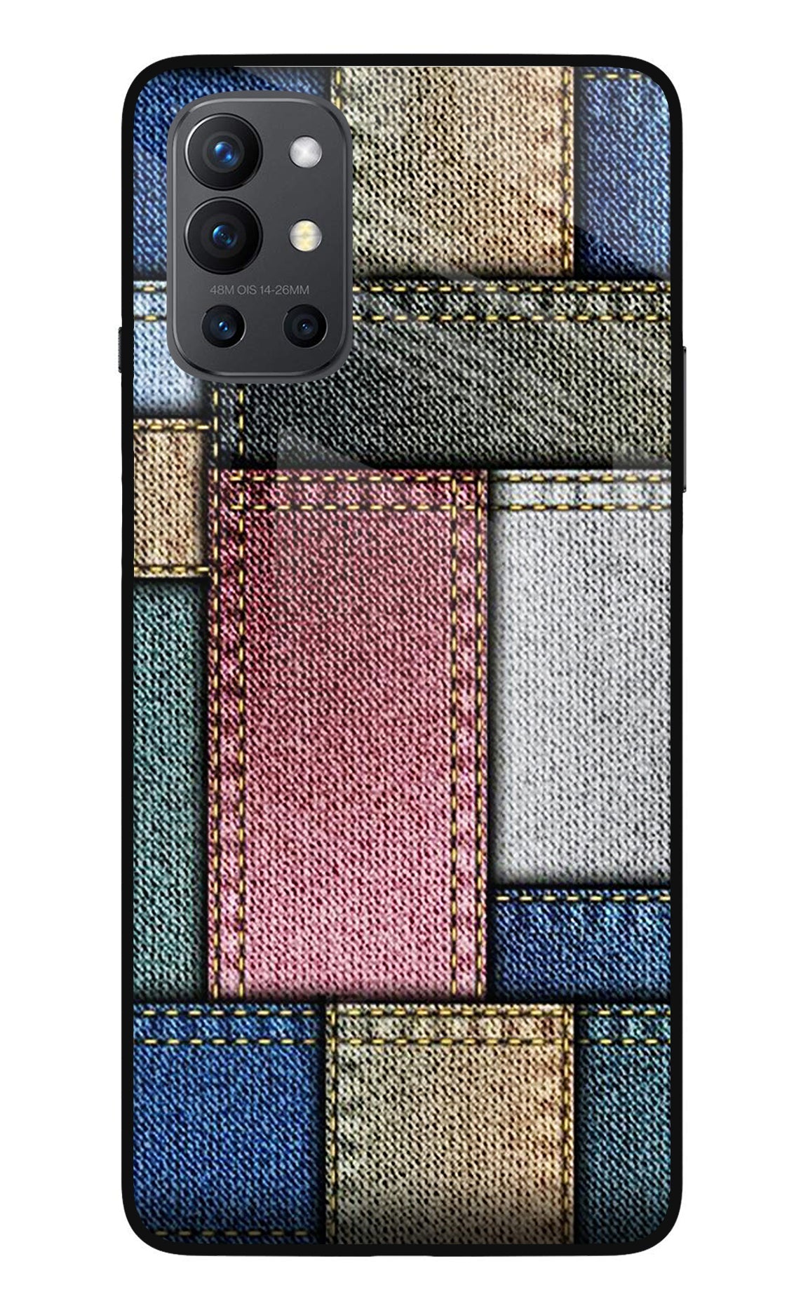 Multicolor Jeans Oneplus 9R Back Cover