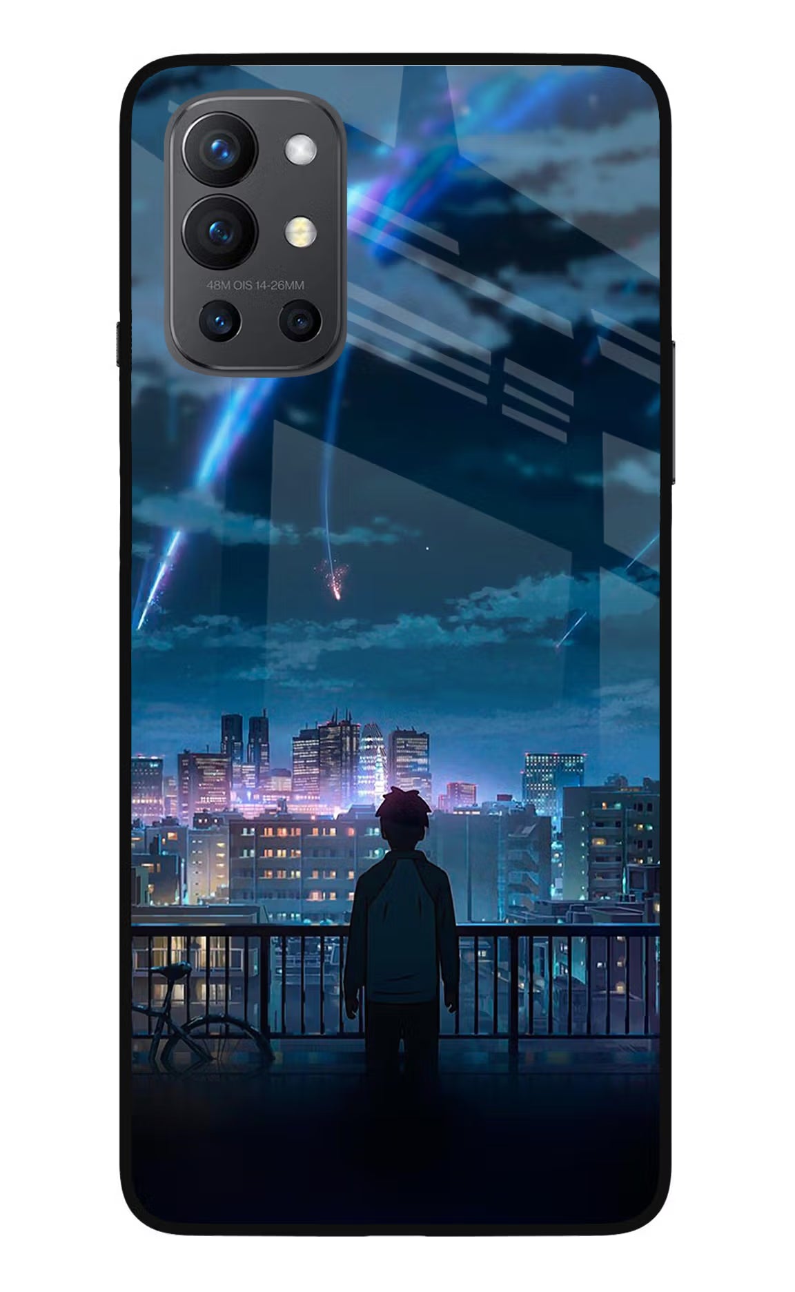 Anime Oneplus 9R Glass Case Back Cover by Casekaro