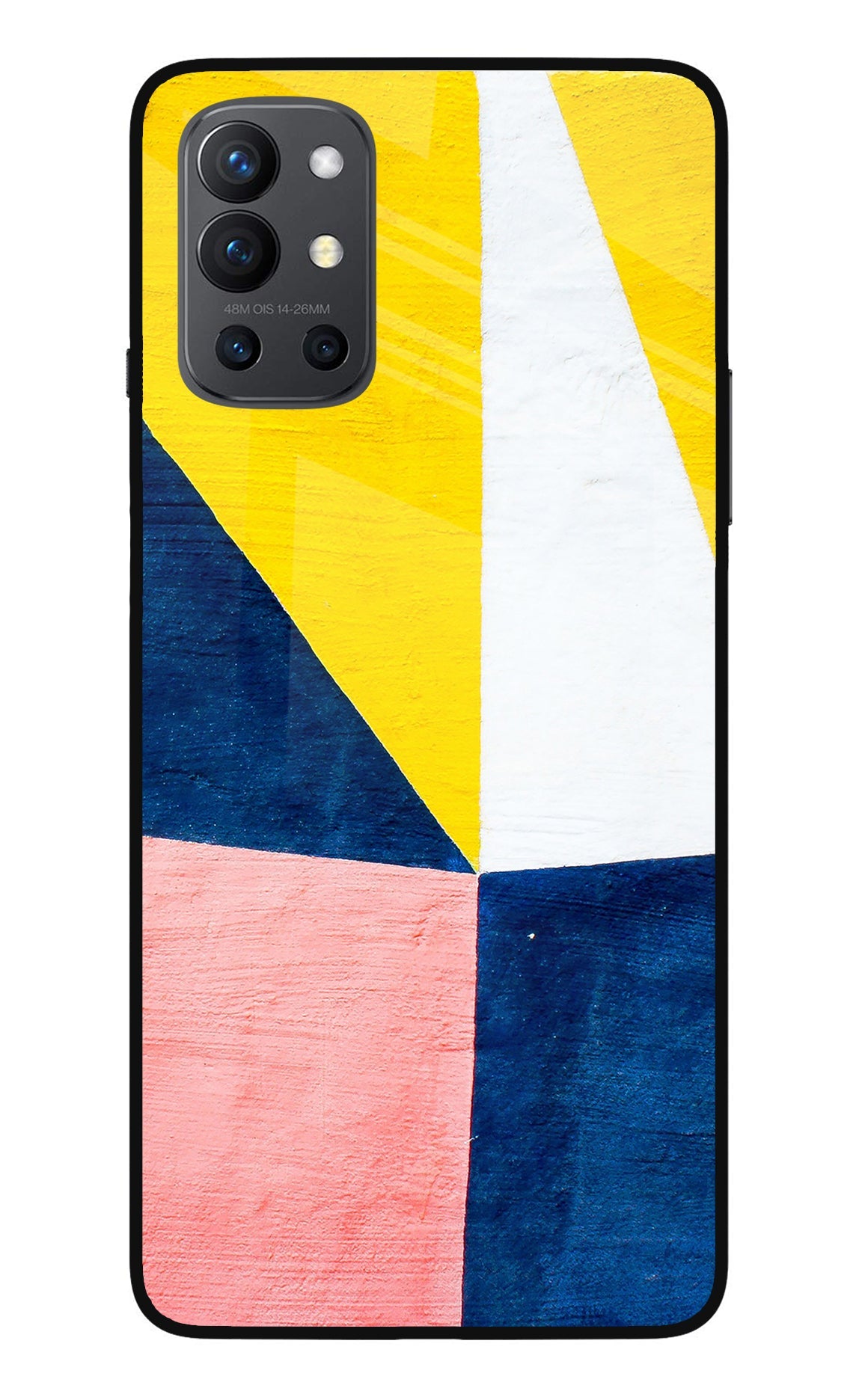 Colourful Art Oneplus 9R Glass Case