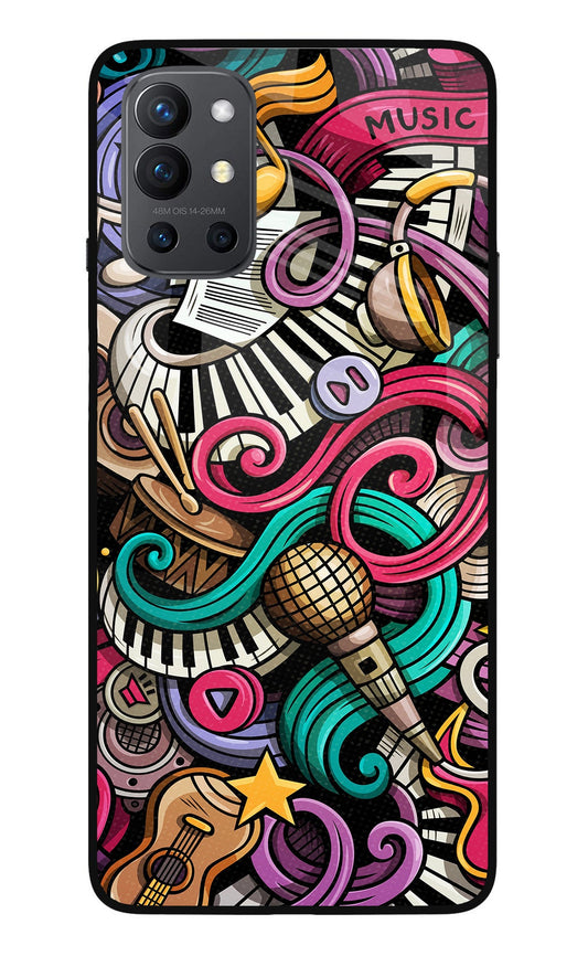 Music Abstract Oneplus 9R Glass Case