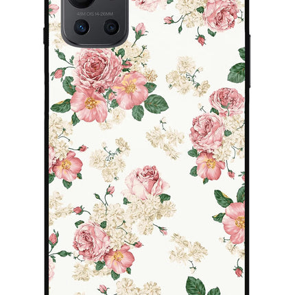 Flowers Oneplus 9R Glass Case Back Cover by Casekaro