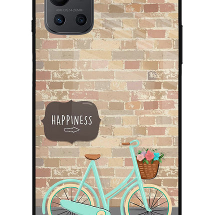 Happiness Artwork Oneplus 9R Glass Case