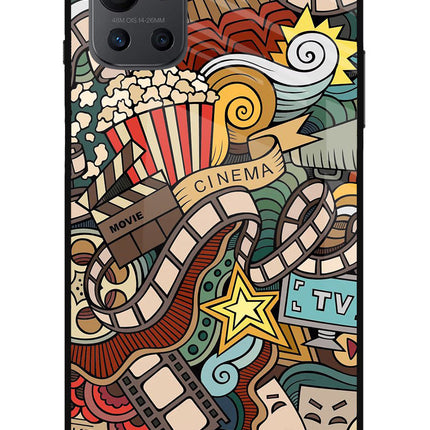 Cinema Abstract Oneplus 9R Glass Case