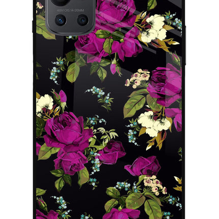 Flowers Oneplus 9R Glass Case