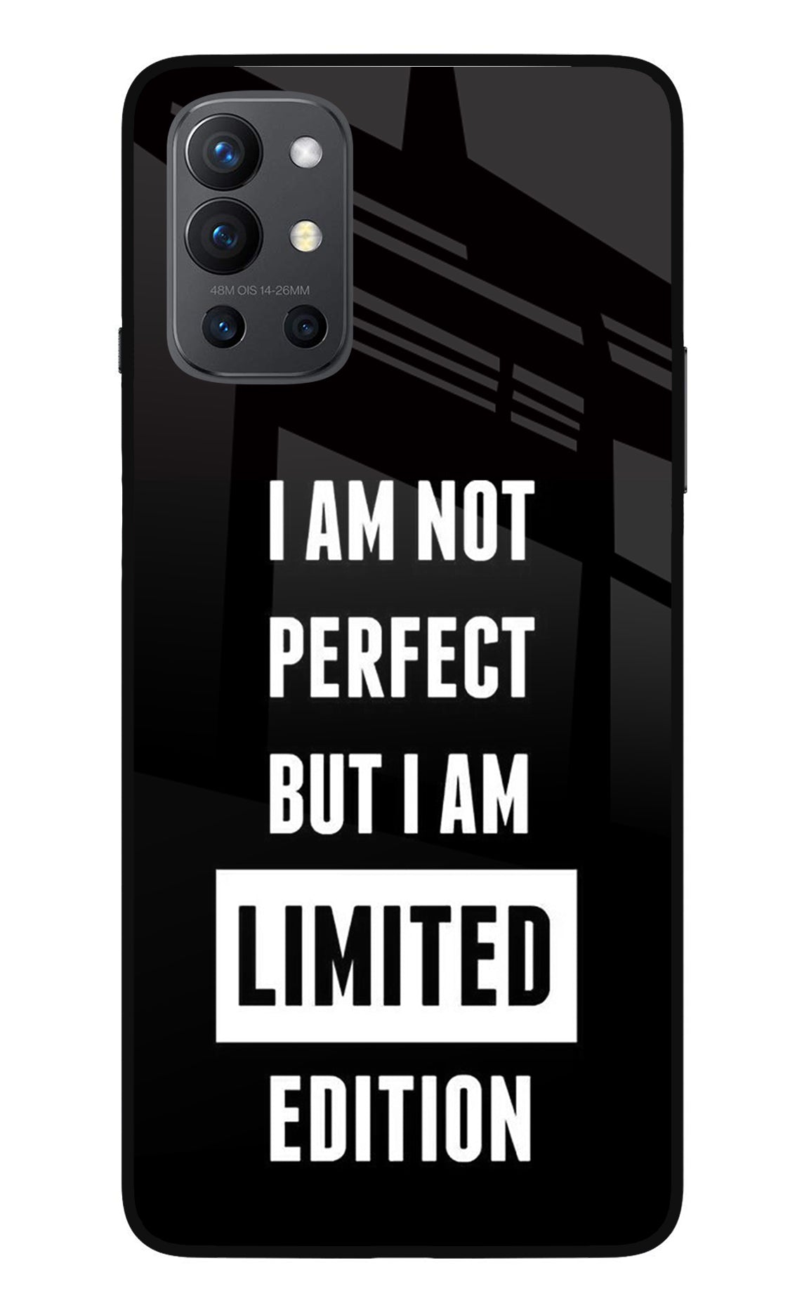 I Am Not Perfect But I Am Limited Edition Oneplus 9R Back Cover