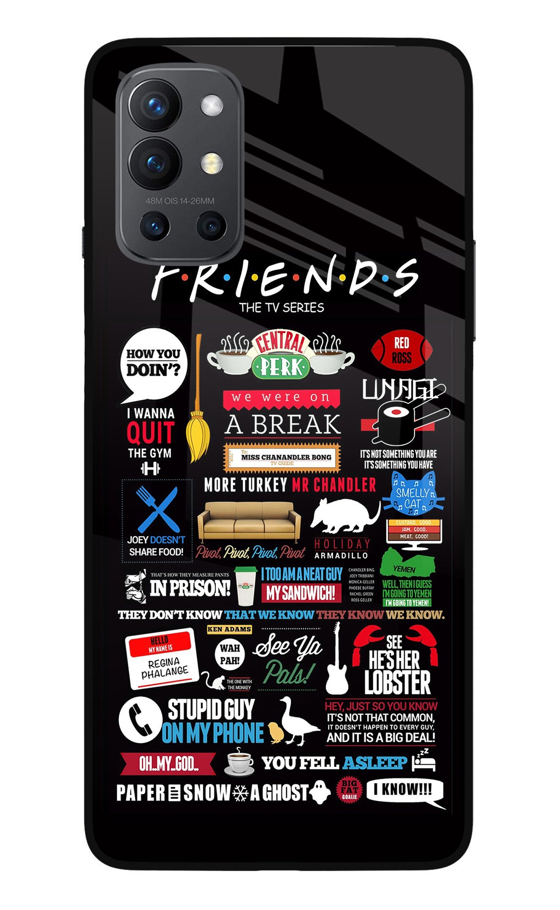 FRIENDS Oneplus 9R Back Cover