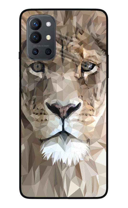 Lion Art Oneplus 9R Glass Case