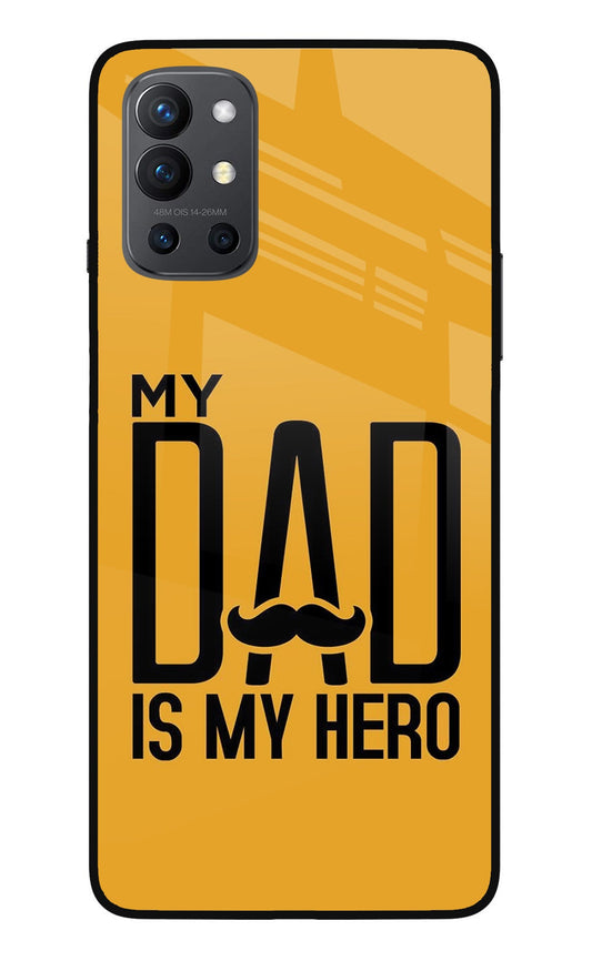 My Dad Is My Hero Oneplus 9R Glass Case