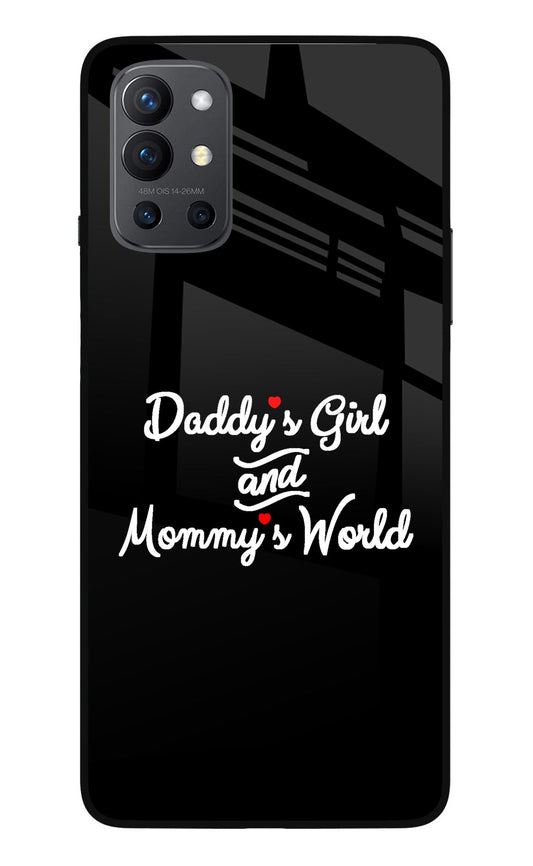 Daddy's Girl and Mommy's World Oneplus 9R Glass Case