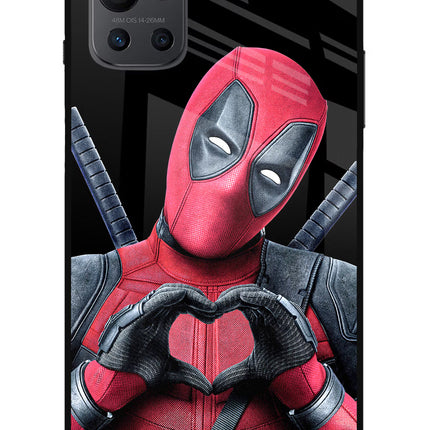Deadpool Oneplus 9R Glass Case