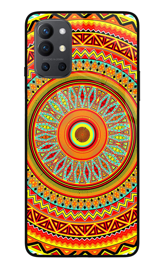 Mandala Pattern Oneplus 9R Glass Case