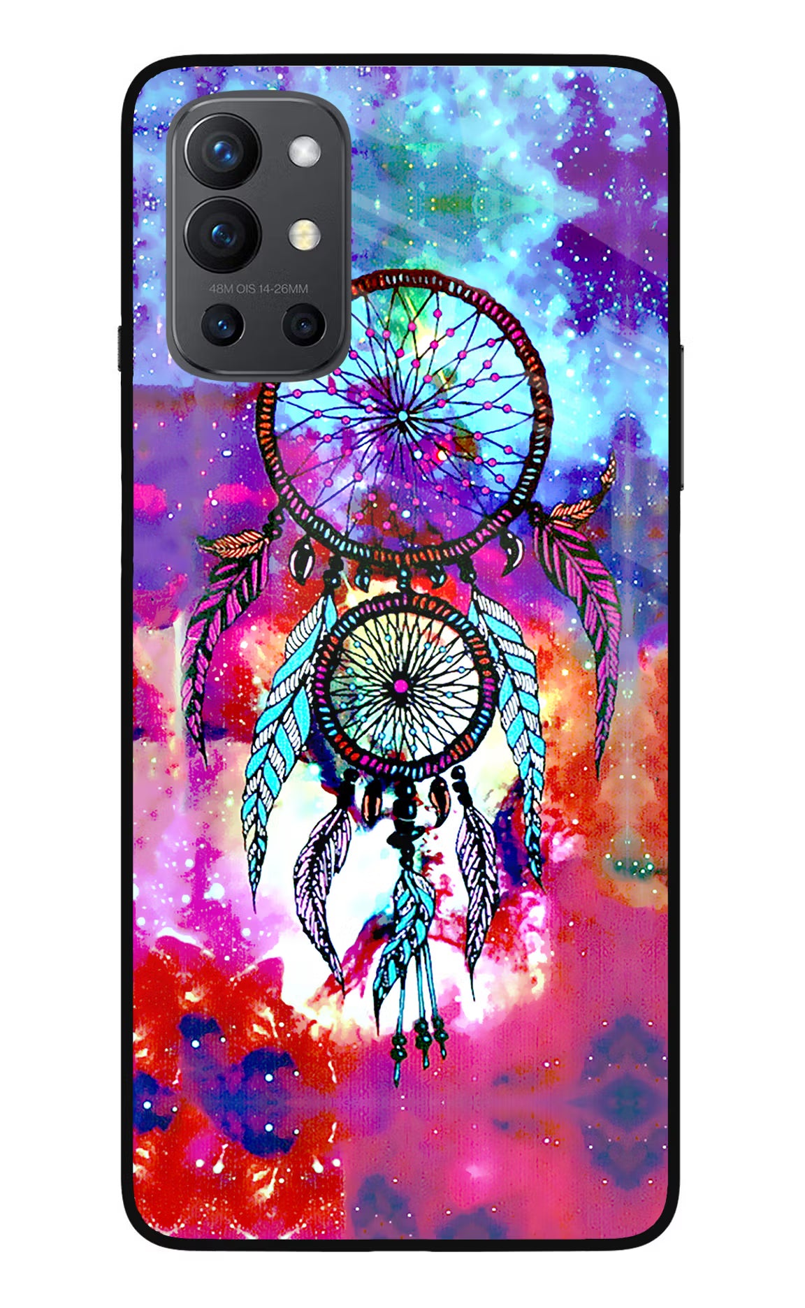 Dream Catcher Abstract Oneplus 9R Glass Case Back Cover by Casekaro