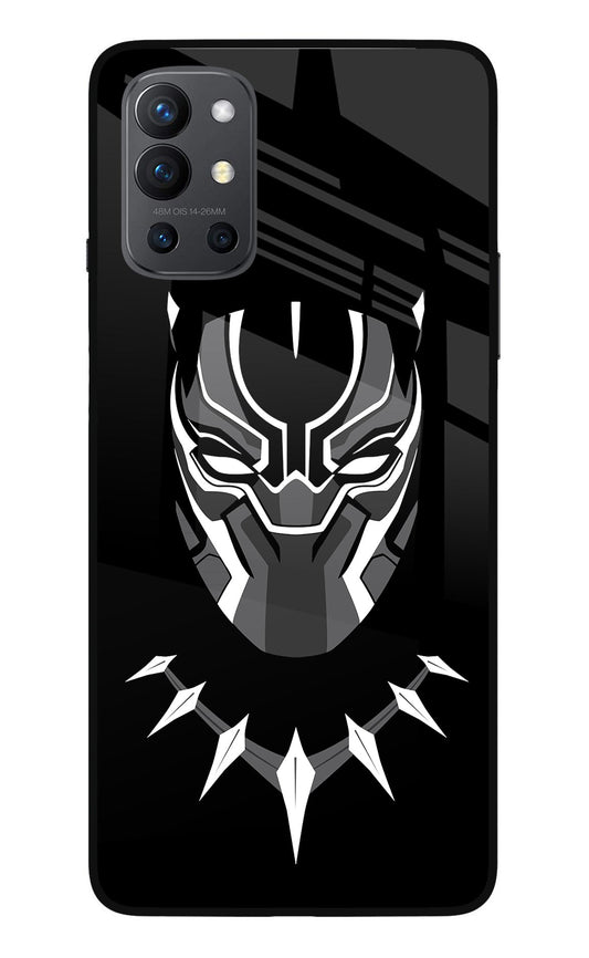 Black Panther Oneplus 9R Glass Case