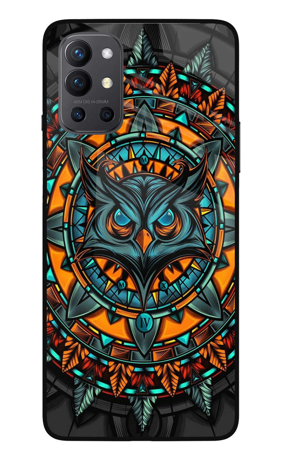 Angry Owl Art Oneplus 9R Back Cover