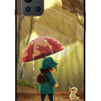 Rainy Day Oneplus 9R Glass Case