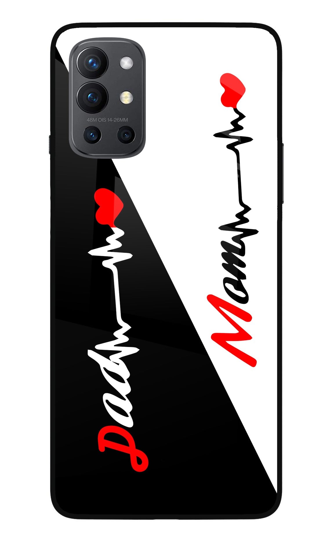 Dad Mom Oneplus 9R Back Cover