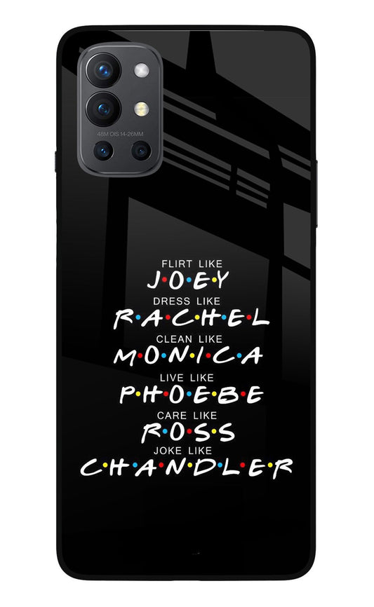 FRIENDS Character Oneplus 9R Glass Case