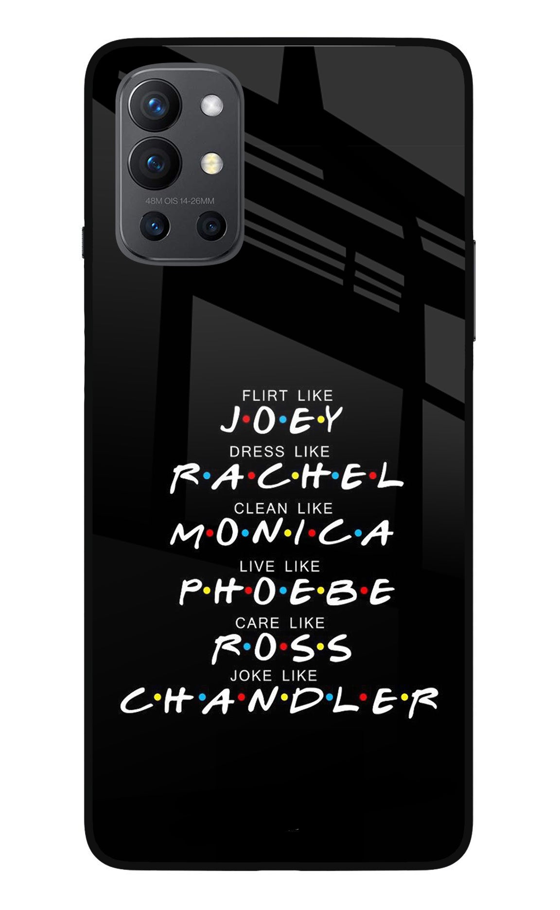 FRIENDS Character Oneplus 9R Back Cover