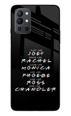 FRIENDS Character Oneplus 9R Glass Case