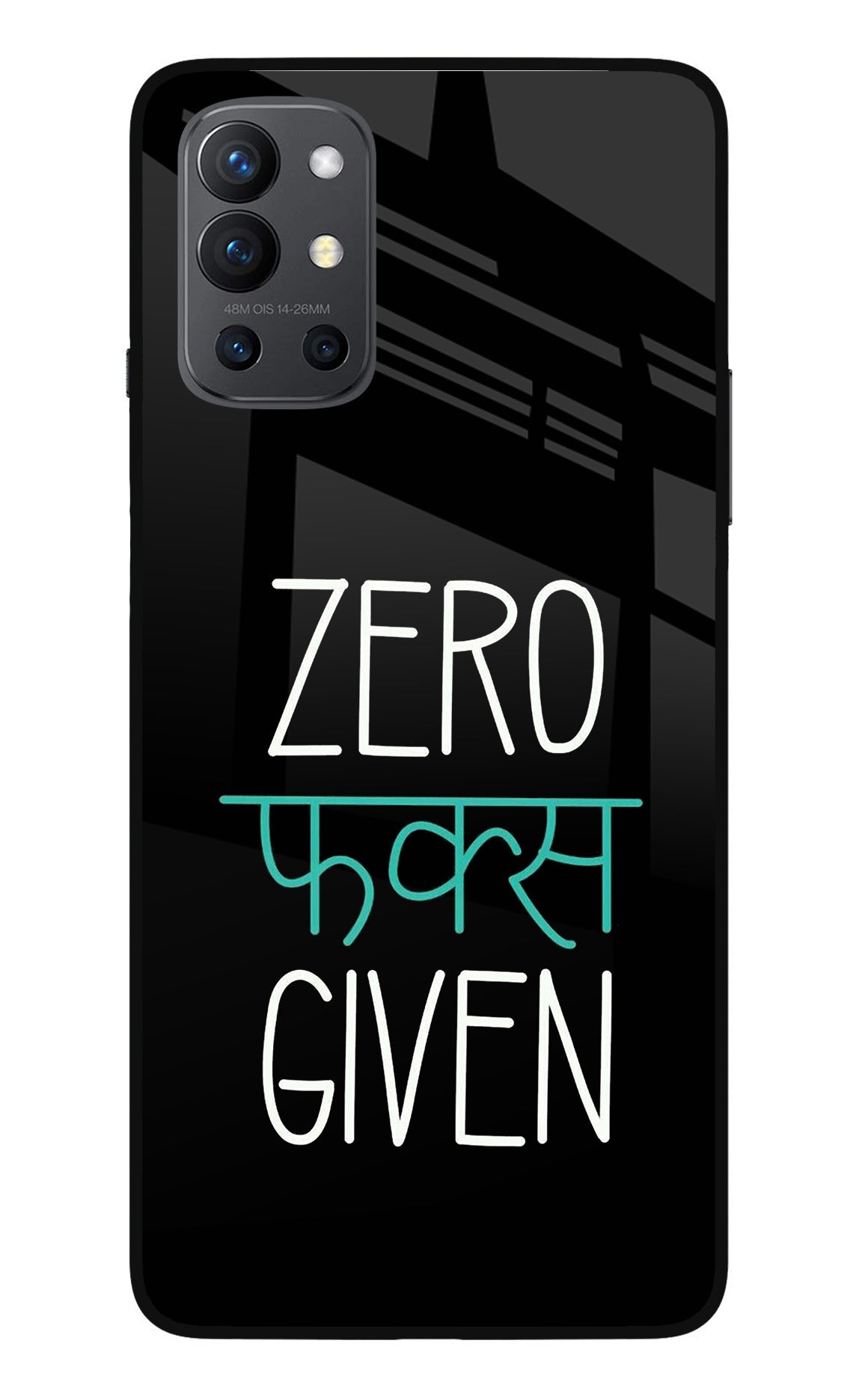 Zero Fucks Given Oneplus 9R Back Cover