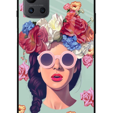Pretty Girl Oneplus 9R Glass Case