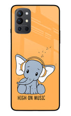 High On Music Oneplus 9R Glass Case