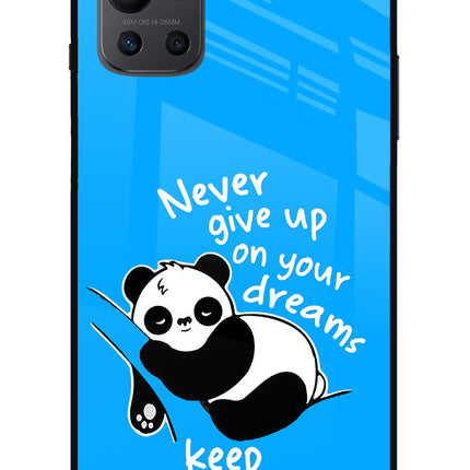 Keep Sleeping Oneplus 9R Glass Case