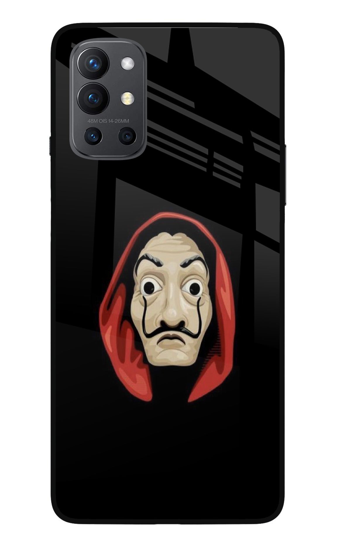 Money Heist Oneplus 9R Glass Case