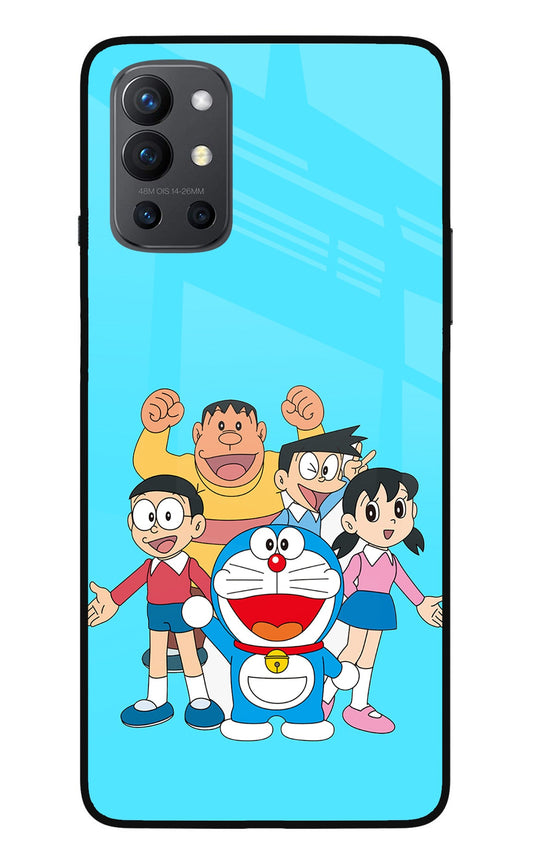 Doraemon Gang Oneplus 9R Glass Case