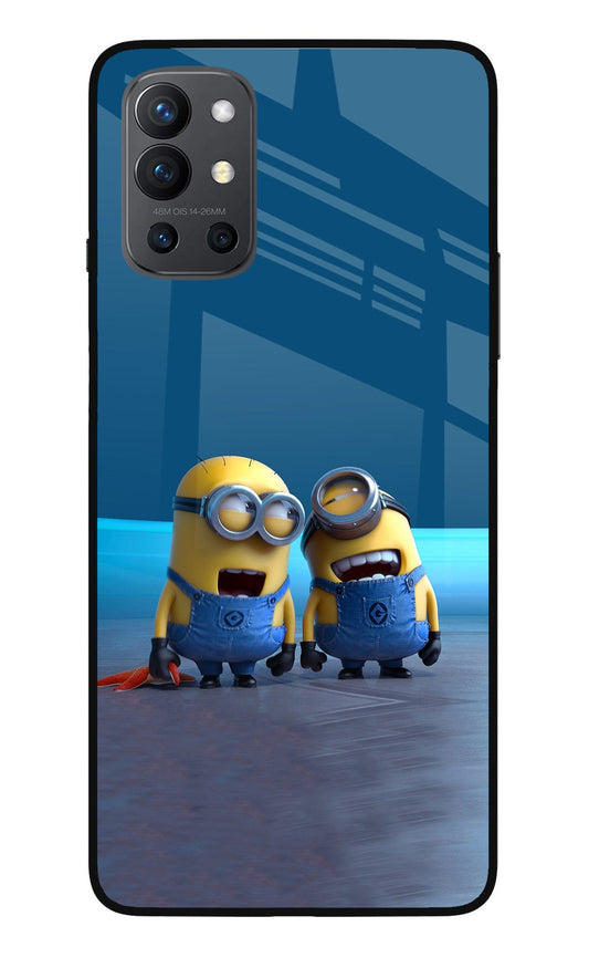 Minion Laughing Oneplus 9R Glass Case
