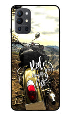 Ride More Worry Less Oneplus 9R Glass Case