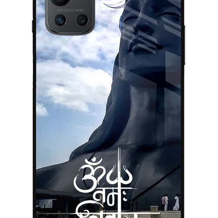 Om Namah Shivay Oneplus 9R Glass Case