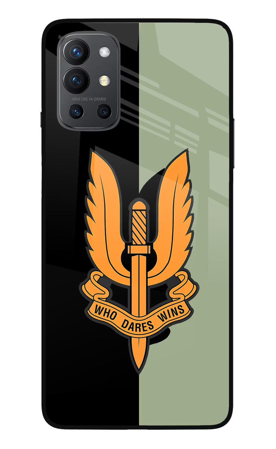 Balidan Logo Oneplus 9R Back Cover, Glass case